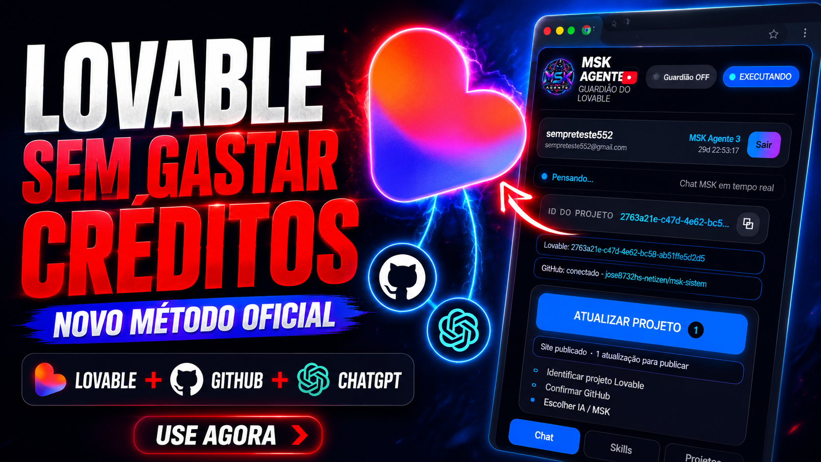 MSK Agente — método oficial Lovable