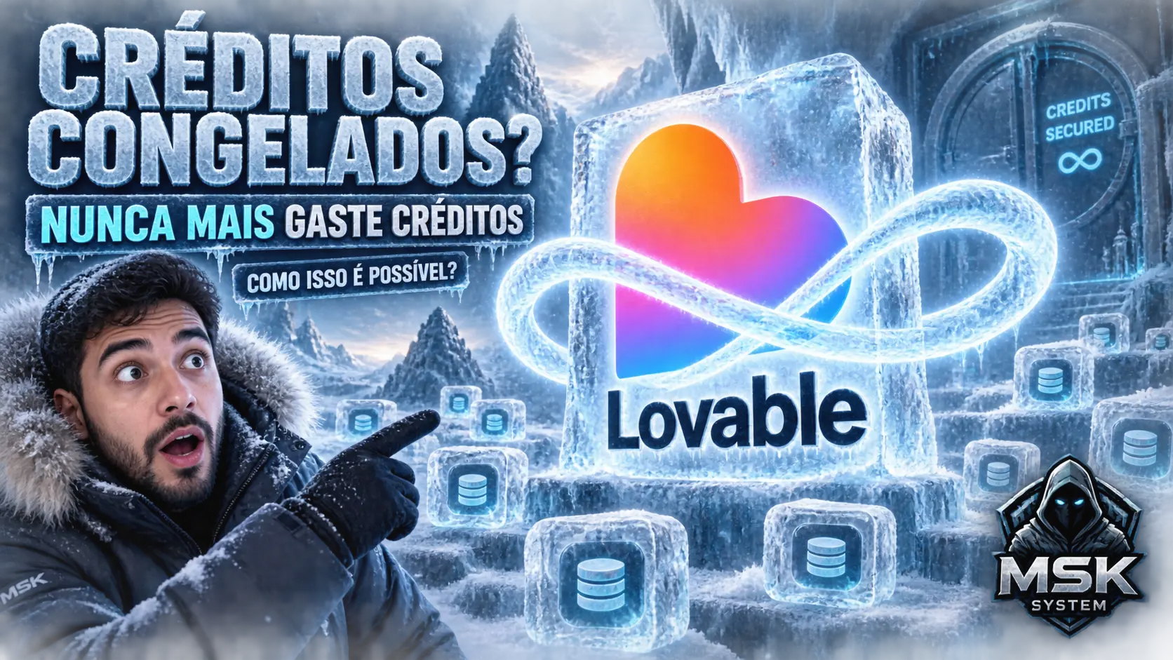 Créditos congelados? Nunca mais gaste créditos