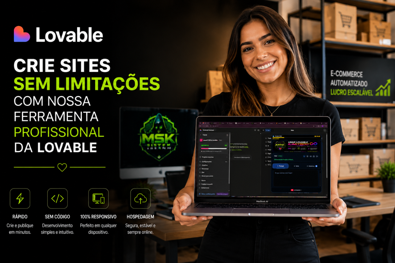 Crie sites sem limitações