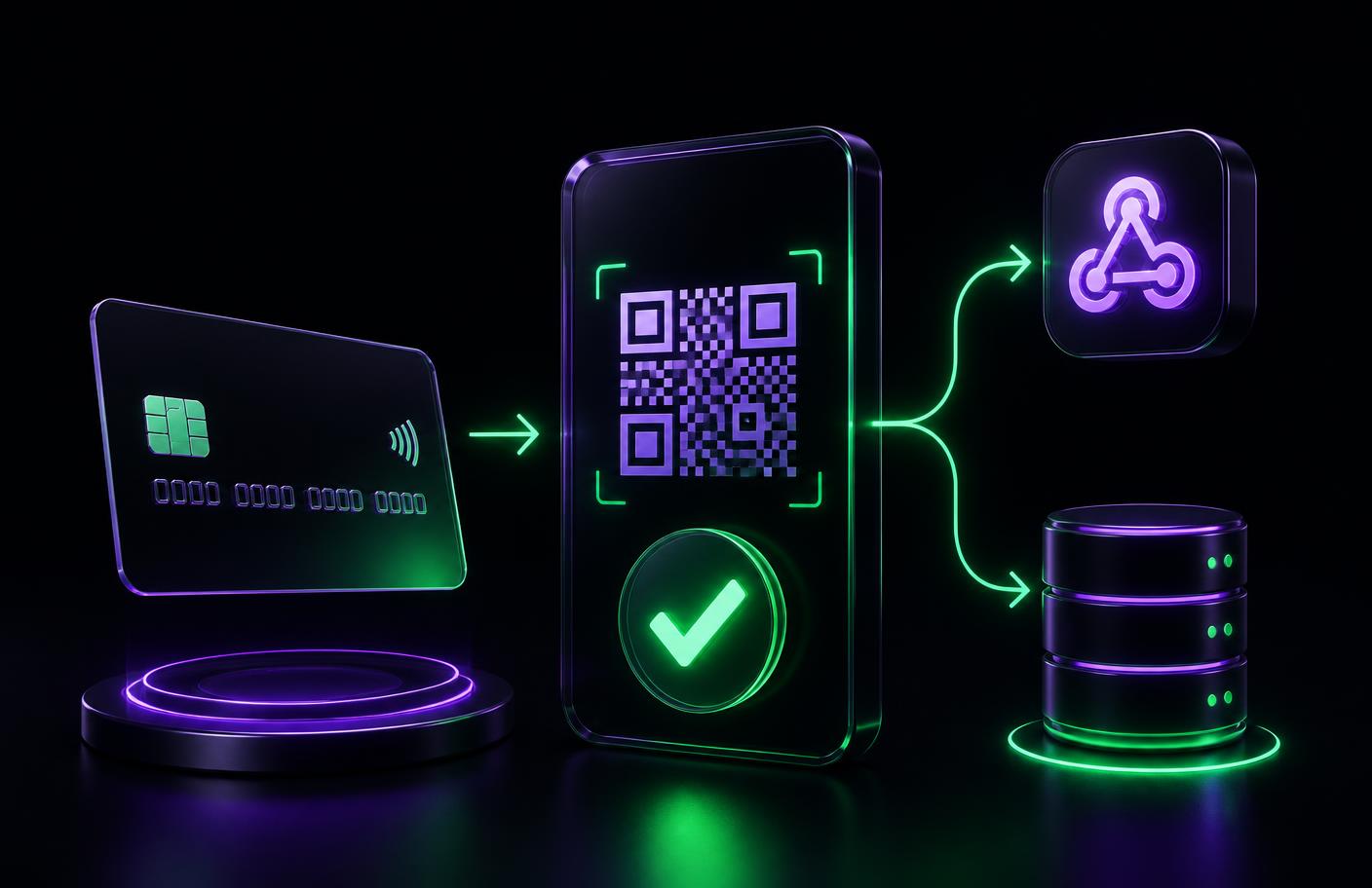 Checkout com PIX, cartão, webhook e banco conectados